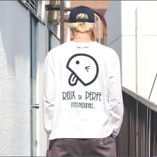 ロゴ刺繍×ベーマークプリントロンT