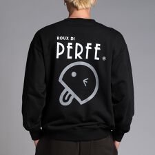 ロゴ刺繍×ベーマークプリントトレーナー