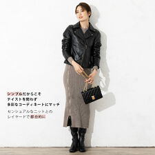 ライダースジャケット アウタージャケット L ブラウン系の通販 ファッション通販 マルイウェブチャネル