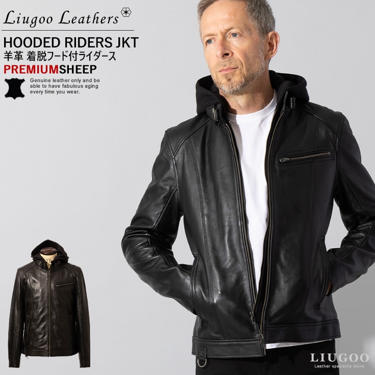 【超歓迎低価】Liugoo Leathers シングルライダースジャケット　LL ジャケット・アウター