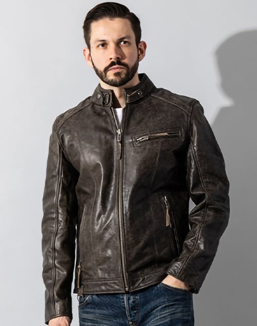 ライダースジャケット (茶色・ブラウン系、L) の一覧 | マルイウェブ