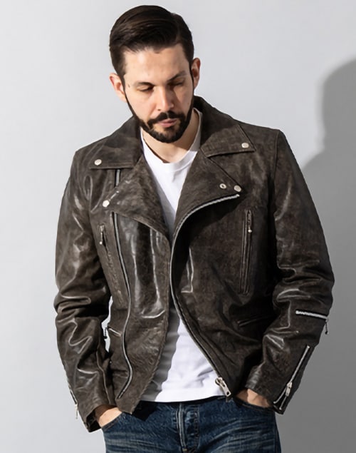 ライダースジャケット (茶色・ブラウン系、L) の一覧 | マルイウェブ