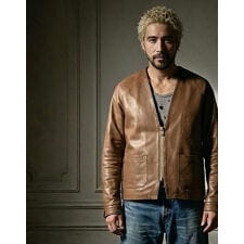 VaLLet 本革 レザーカーディガン メンズ ヴァレット VALLET08AN