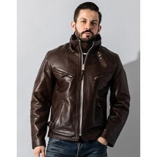 Liugoo Leathers 本革 WING-NECK シングルライダース WNG01CWA