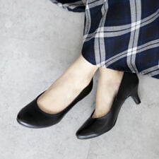 日本製 シューファンタジー Shoe Fantasy ラウンドトゥパンプス レイン