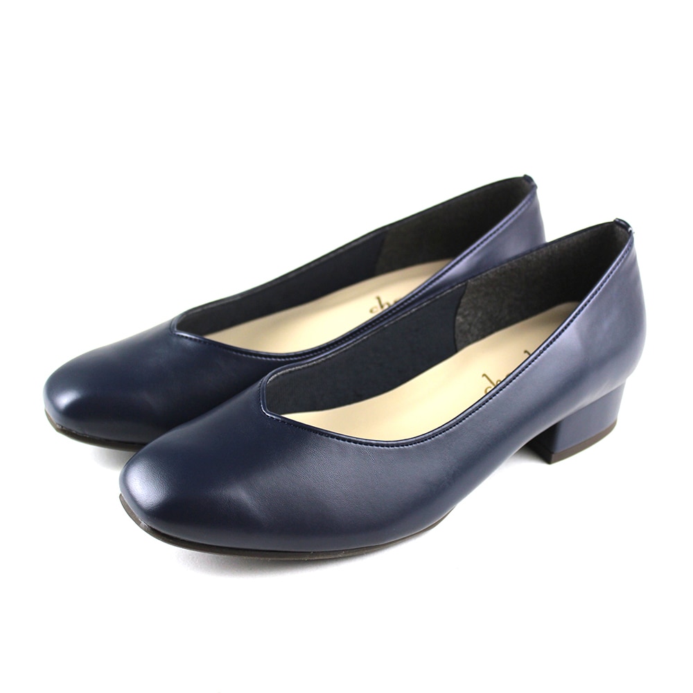 【新品未使用】シューファンタジー ポインテッド レース パンプス ブルー 青 日本製 シューファンタジー Shoe Fantasy 晴雨兼用 レイン 撥水