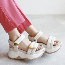 シューファンタジー Shoe Fantasy 厚底 クッションベルトスポーツサンダル