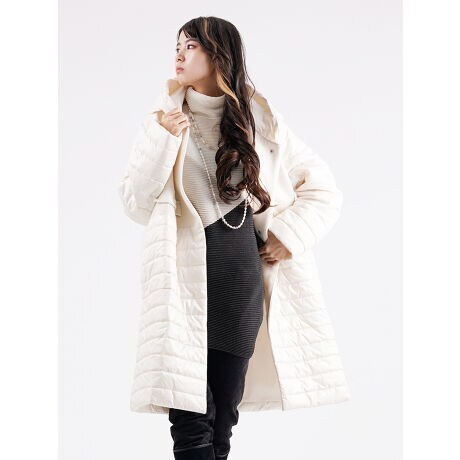 フェイクウール タフタ フード付きキルティングコート スペッチオ Specchio ファッション通販 マルイウェブチャネル Ca000 604 23 01