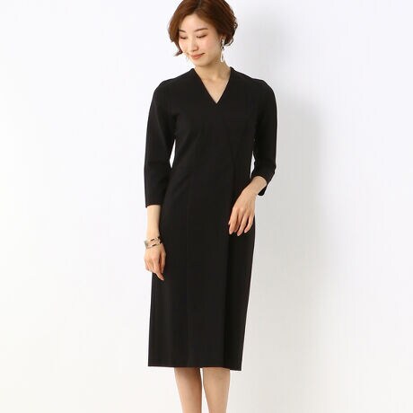ジャージ素材vネック切替ワンピース リネーム Rename ファッション通販 マルイウェブチャネル Cb001 246 46 01