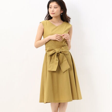 ウエストリボン付きシンプルワンピース リネーム Rename R ファッション通販 マルイウェブチャネル