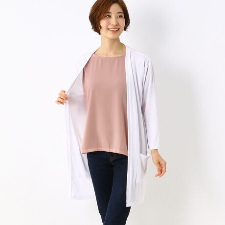 異素材シアーtシャツ ロングカーディガン リネーム Rename R ファッション通販 マルイウェブチャネル