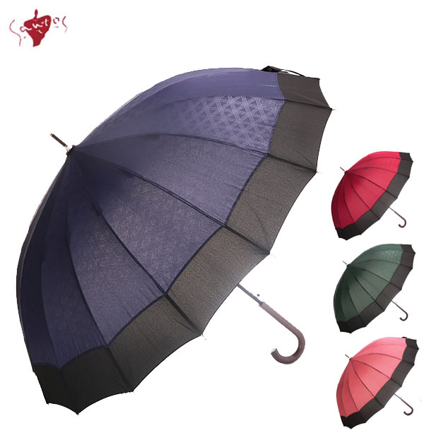 サントス santos #JK-87 16本骨蛇の目風和傘 縁(ゆかり