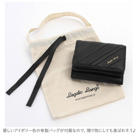 レガートラルゴ 財布 通販 レディース 小さめ 三つ折り財布 ブランド Legato Largo ミ バックヤードファミリー Backyard Family Lje1173 ファッション通販 マルイウェブチャネル