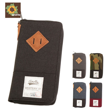 長財布 アネロ Anello ロングウォレット レディース ブランド ポリキャン 定番 ポリキャンバ アネロ Anello Aun0471 ファッション通販 マルイウェブチャネル