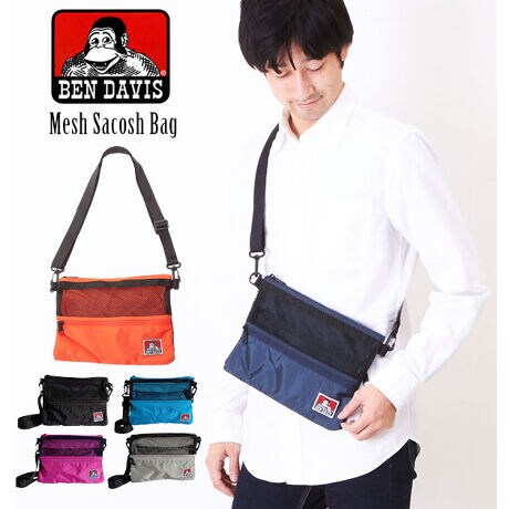 サコッシュ メンズ アウトドア 通販 サコッシュバッグ レディース ブランド BEN DAVIS ベ バックヤードファミリー BACKYARD FAMILY