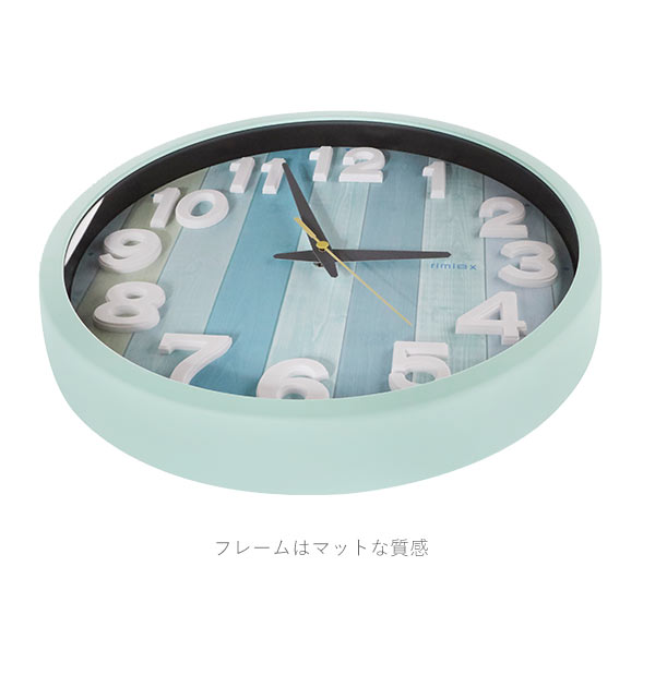 Sunnyday両面時計-violet 時計 おしゃれ インテリア プレゼント 壁掛け