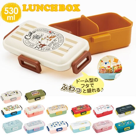 ふわっと 1段 お弁当箱 キャラクター 530ml バックヤードファミリー Backyard Family Dsnlaunchbox ファッション通販 マルイウェブチャネル