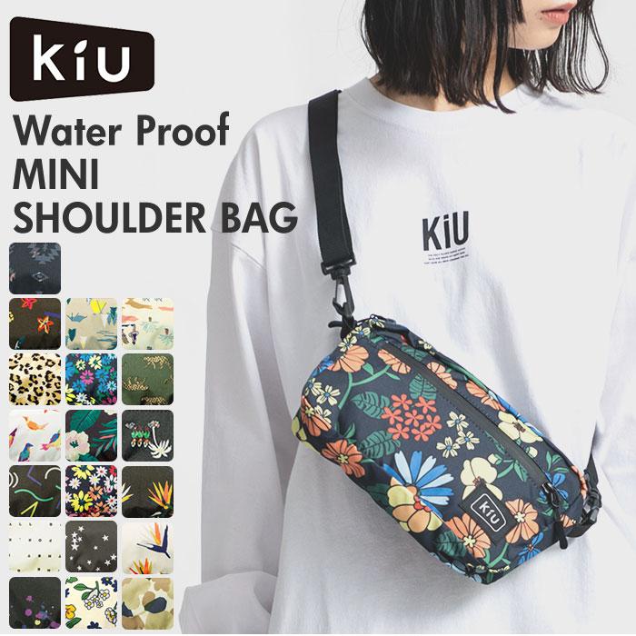 キウ Kiu ウォータープルーフ ミニ ショルダーバッグ MINI SHOULDER