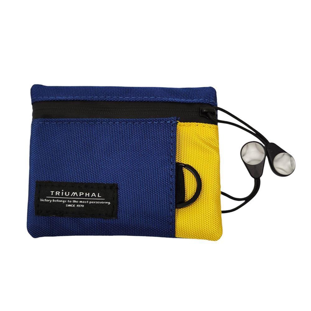 [}C]TRIUMPHAL COIN KEYCASE/obN[ht@~[iBACKYARD FAMILYj F/NAVYxYELLOW