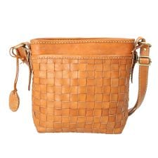 zuccherofilato 48460 編み込みショルダーバッグ