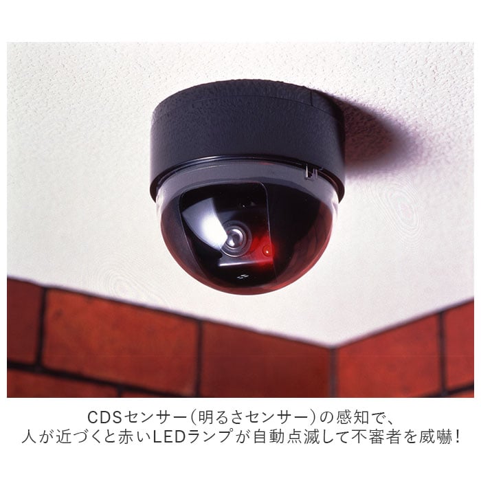 防犯カメラ ダミー 通販 家庭用 屋外 ワイヤレス 設置 監視 センサー ライト ドーム型 LED | バックヤードファミリー(BACKYARD  FAMILY) | adc204camera | ファッション通販 マルイウェブチャネル