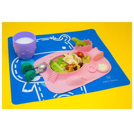 ランチプレート 子供 おしゃれ 通販 食洗機対応 かわいい レンジok ベビー食器 ひっくり返らない バックヤードファミリー Backyard Family Amusemat ファッション通販 マルイウェブチャネル