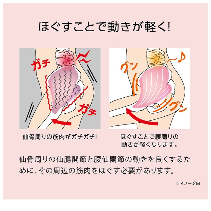 腰痛 マッサージ 通販 コシレッチ 仙骨 ほぐし 骨盤 ストレッチ ストレッチャー 指圧 代用 整体 | バックヤードファミリー(BACKYARD  FAMILY) | koshirechi | ファッション通販 マルイウェブチャネル