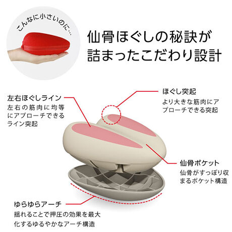 腰痛 マッサージ 通販 コシレッチ 仙骨 ほぐし 骨盤 ストレッチ ストレッチャー 指圧 代用 整体 バックヤードファミリー Backyard Family Koshirechi ファッション通販 マルイウェブチャネル