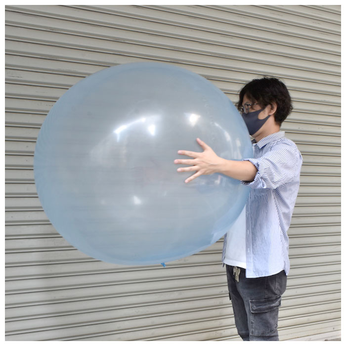 新品　未使用　風船　スライム　バブルボール　大中小各サイズ一点セット ブルー