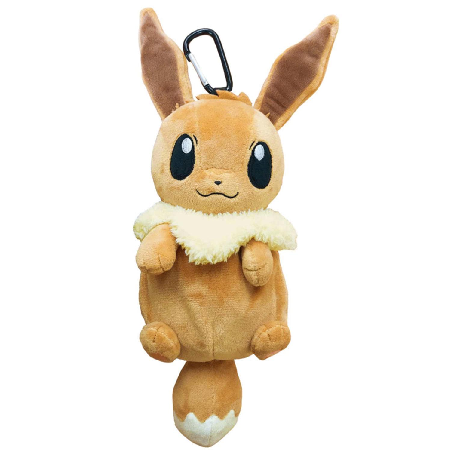 キャラクター カラビナ付き ぬいぐるみポーチ