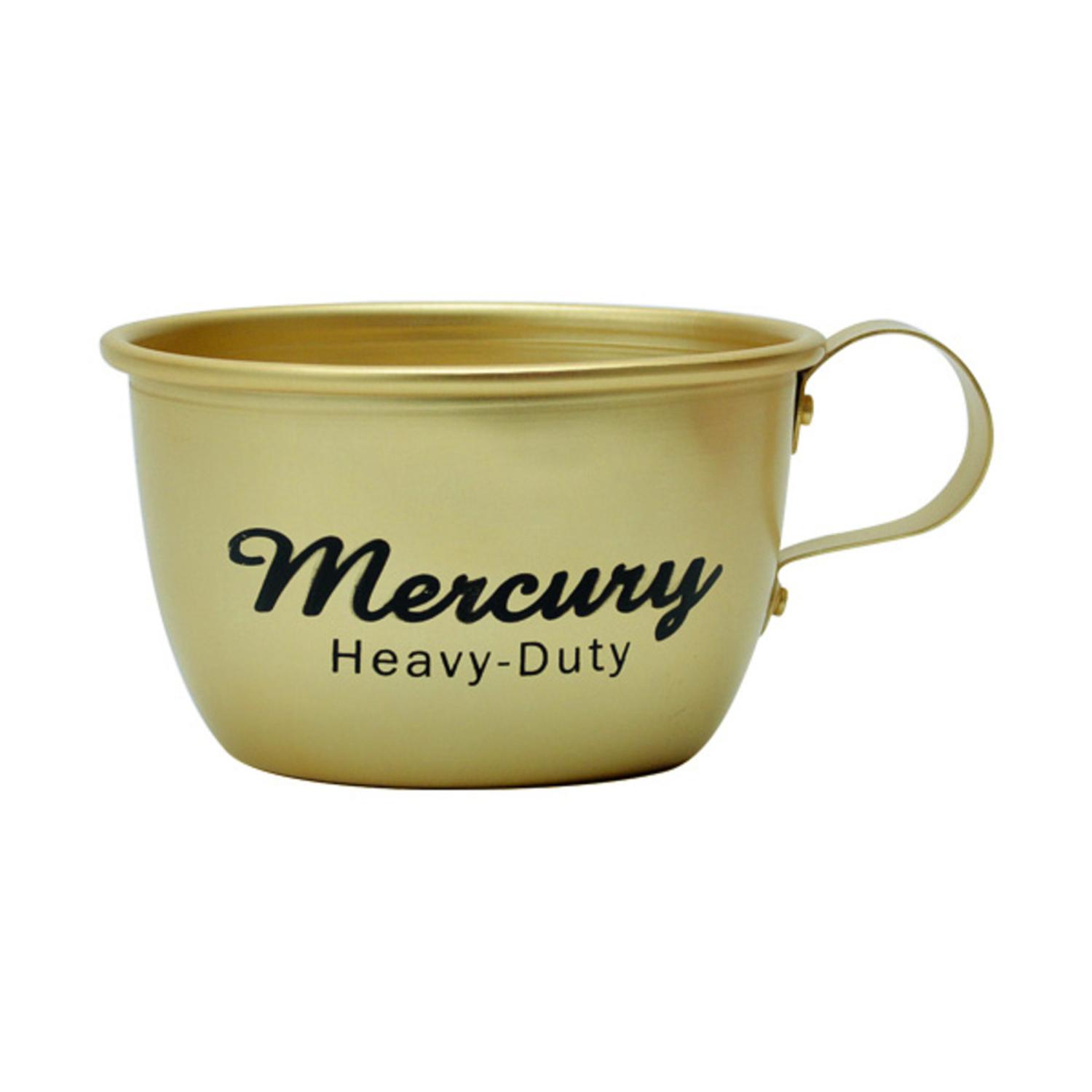 [マルイ]MERCURY マーキュリー アルミマグカップ/バックヤードファミリー（BACKYARD FAMILY） ゴールドブラック