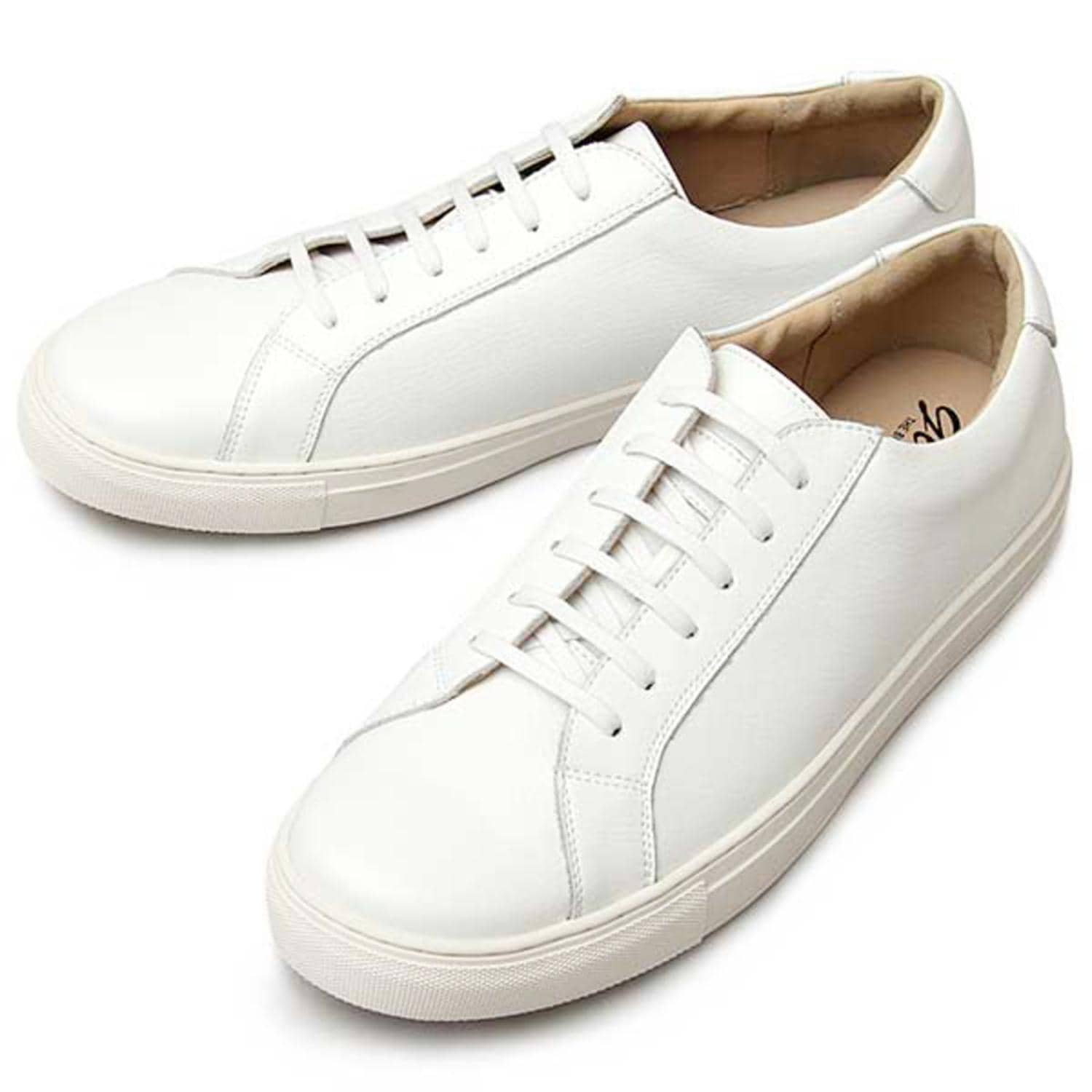 [}C]glabella Split Leather Sneakers/obN[ht@~[iBACKYARD FAMILYj WHITE