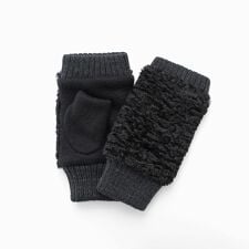 WOMEN プードルボアフィンガーレスグローブ