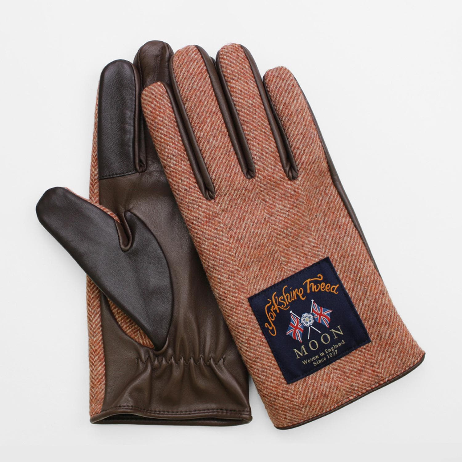 KURODA クロダ 女性用 タータンチェック フィンガーレスグローブ 指