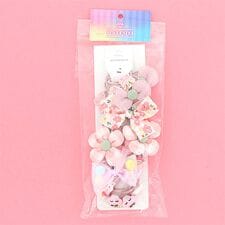 ピンク系 いろいろヘアゴム 20個セット