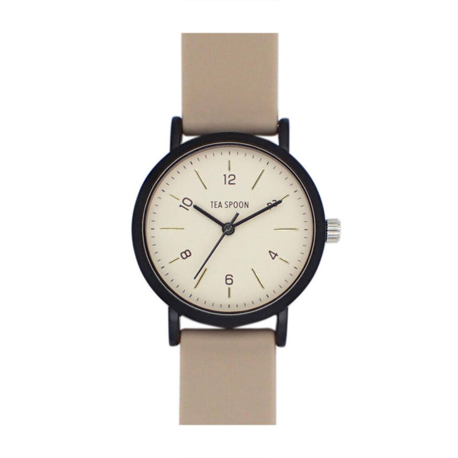 [�}���C]TEA SPOON ���E���h���o�[�x���g�E�H�b�`/�o�b�N���[�h�t�@�~���[�iBACKYARD FAMILY�j MOCHA/�x�[�W��