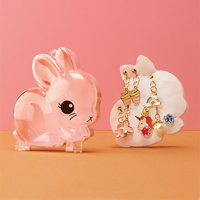 アニマルアクセ うさぎ☆ブルーベリーミックス ハンドメイド