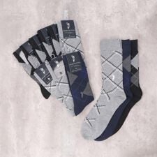 紳士 カジュアルソックス/柄Ｂ