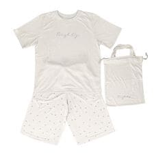 巾着付き半袖ロゴ上下セット ルームウエア