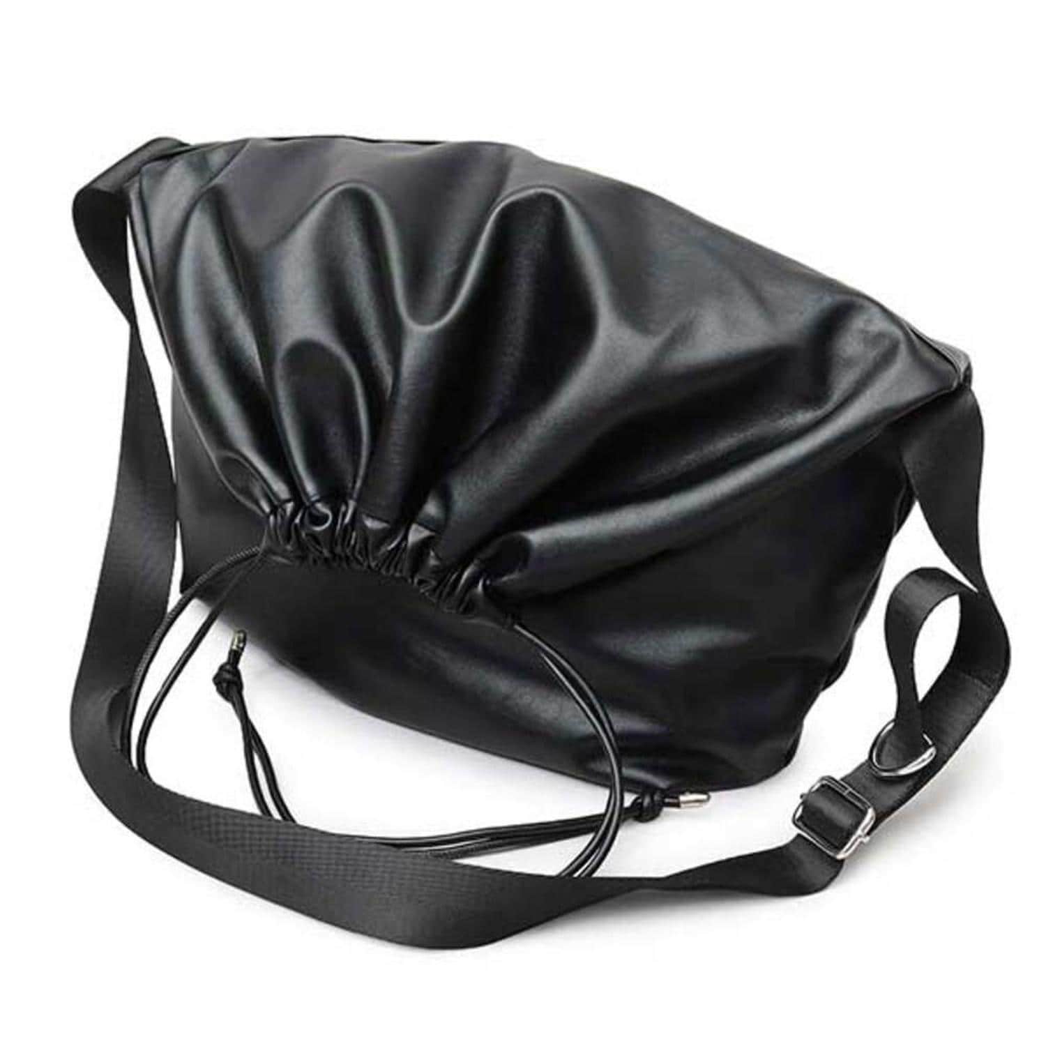 [}C]REGiSTA DRAWSTRING SHOULDER BAG/obN[ht@~[iBACKYARD FAMILYj black