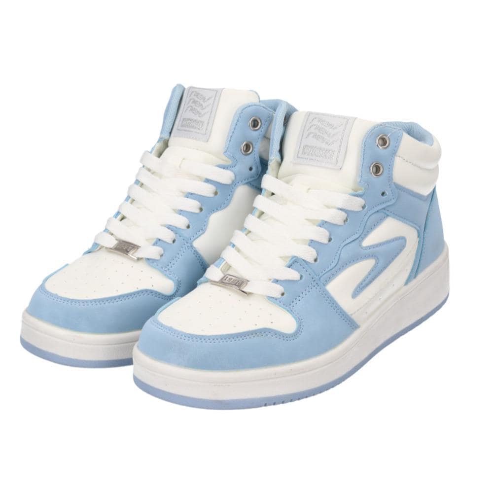 [�}���C]nev surf �n�C�J�b�g�X�j�[�J�[ 686 786/�o�b�N���[�h�t�@�~���[�iBACKYARD FAMILY�j 24.5cm_WHITE/SAX