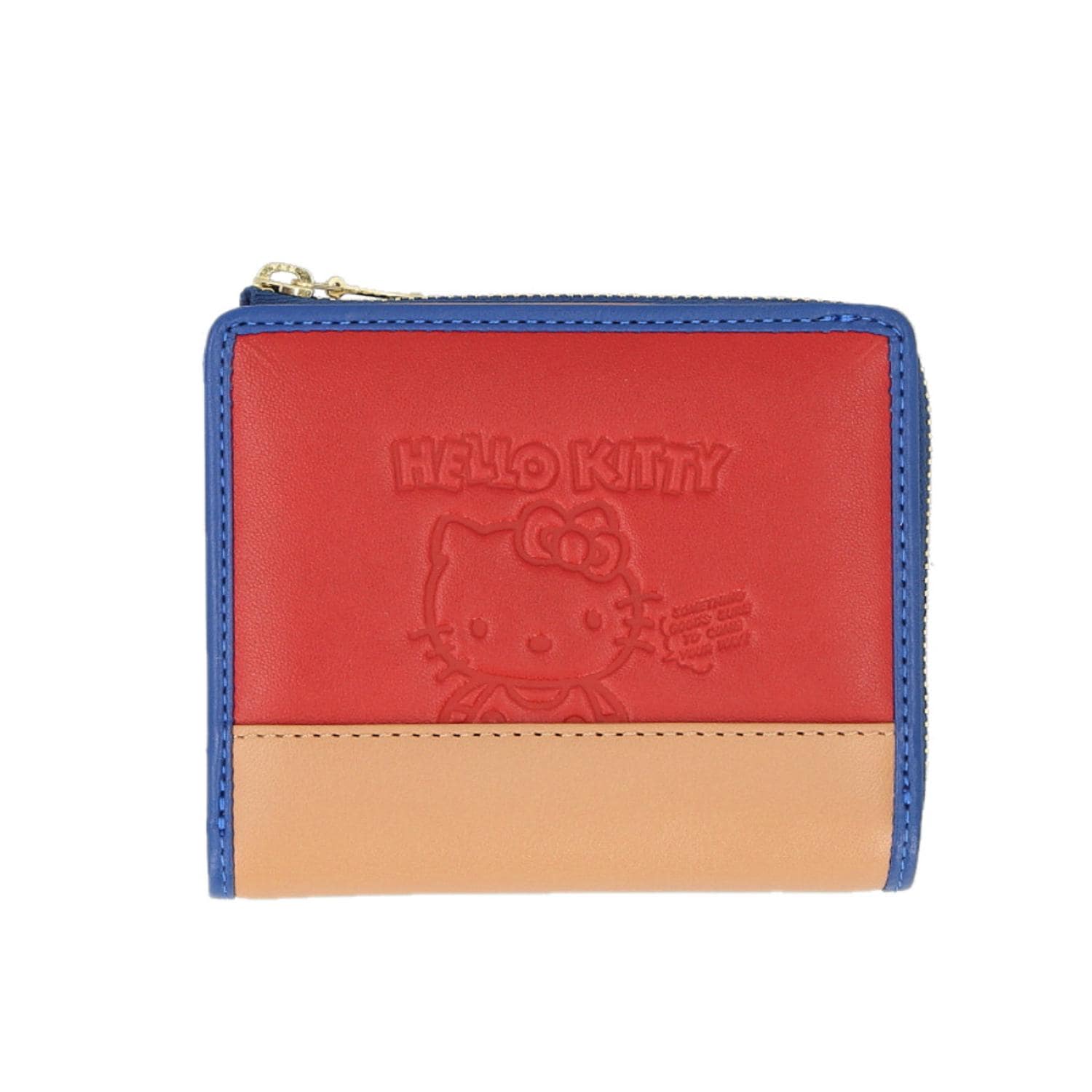 HELLO KITTY 赤い花柄　財布 ハローキティ 長財布 財布 レディース 牛革 Hello Kitty キティ キティ