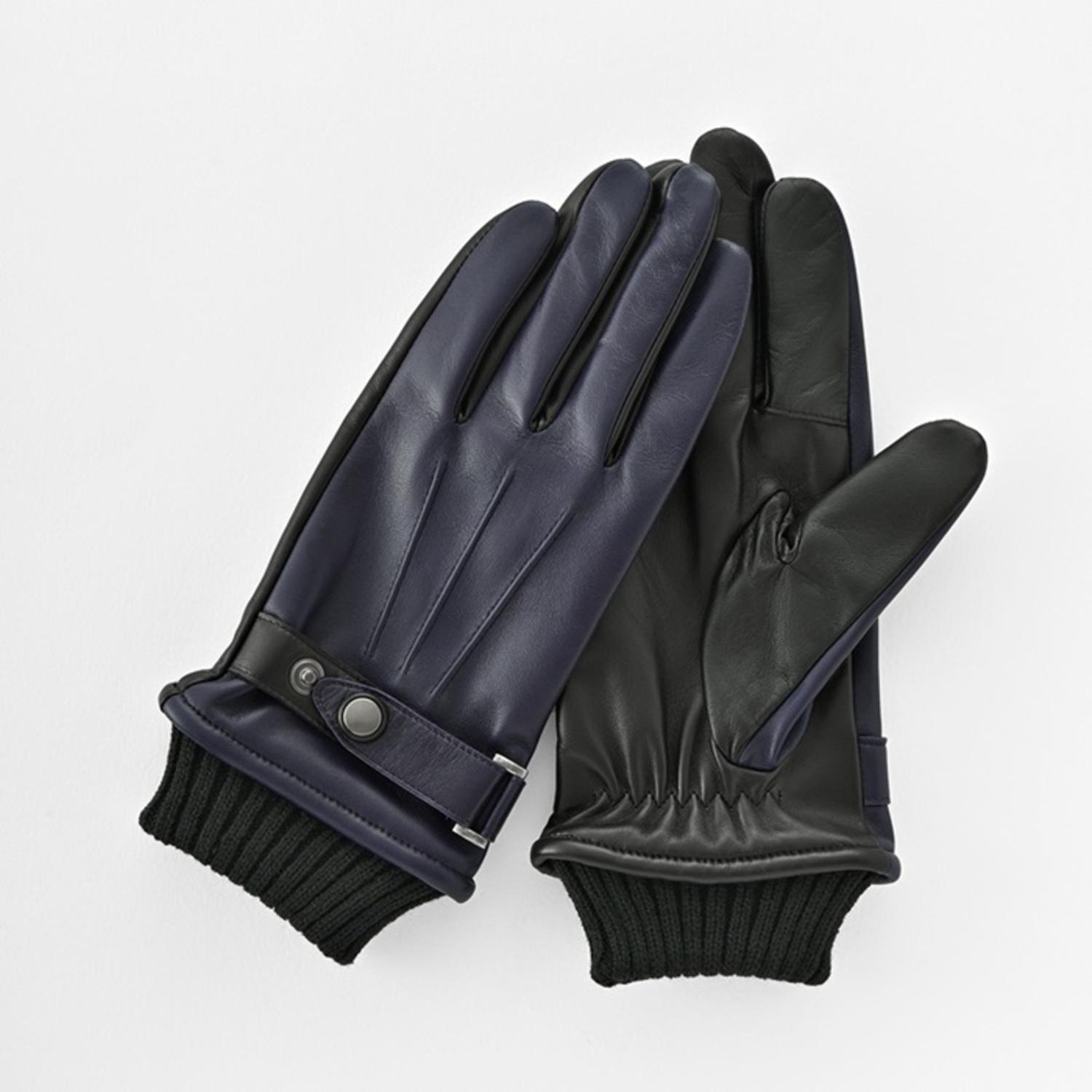 MEN レザーグローブ タッチパネル対応