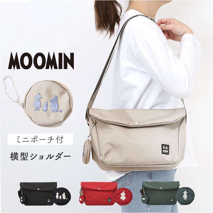 MOOMIN 横型ショルダーバッグ 撥水シリーズ ケース付 MOOMIN 横型ショルダーバッグ 撥水シリーズ コインケース付 | バック