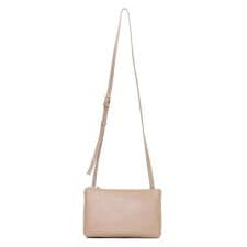 シュリンクレザー 2連ショルダーバッグ