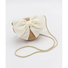 バックヤードファミリー(BACKYARD FAMILY)のビックリボンラタンショルダーバッグ