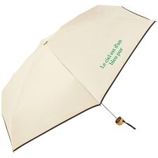 because ビコーズ ポーチ付き 晴雨兼用 折りたたみ傘