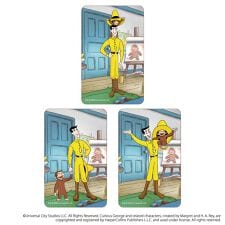 バックヤードファミリー(BACKYARD FAMILY)のおさるのジョージ まじかる百貨店ステッカー(3)