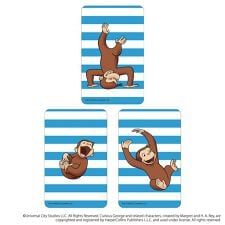 バックヤードファミリー(BACKYARD FAMILY)のおさるのジョージ まじかる百貨店ステッカー(4)