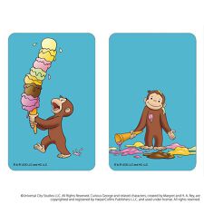 バックヤードファミリー(BACKYARD FAMILY)のおさるのジョージ まじかる百貨店ステッカー(9)